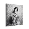 Chic - Vrouw - Zwart - Wit aluminium wit klein -3d