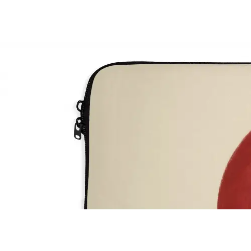 Cirkel - Zeven - Lucky - Rood laptophoes neopreen klein -detail