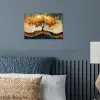 Boom - Natuur - Goud - Modern poster papier klein -sfeer2