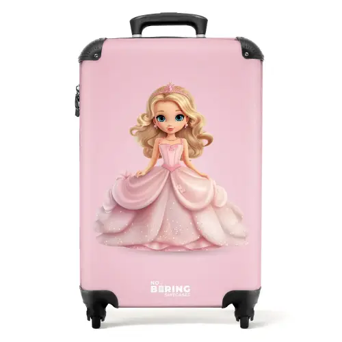 Prinses Priscilla NBS - Handbagage koffer - Kinderen Unisex middel -productfoto_recht