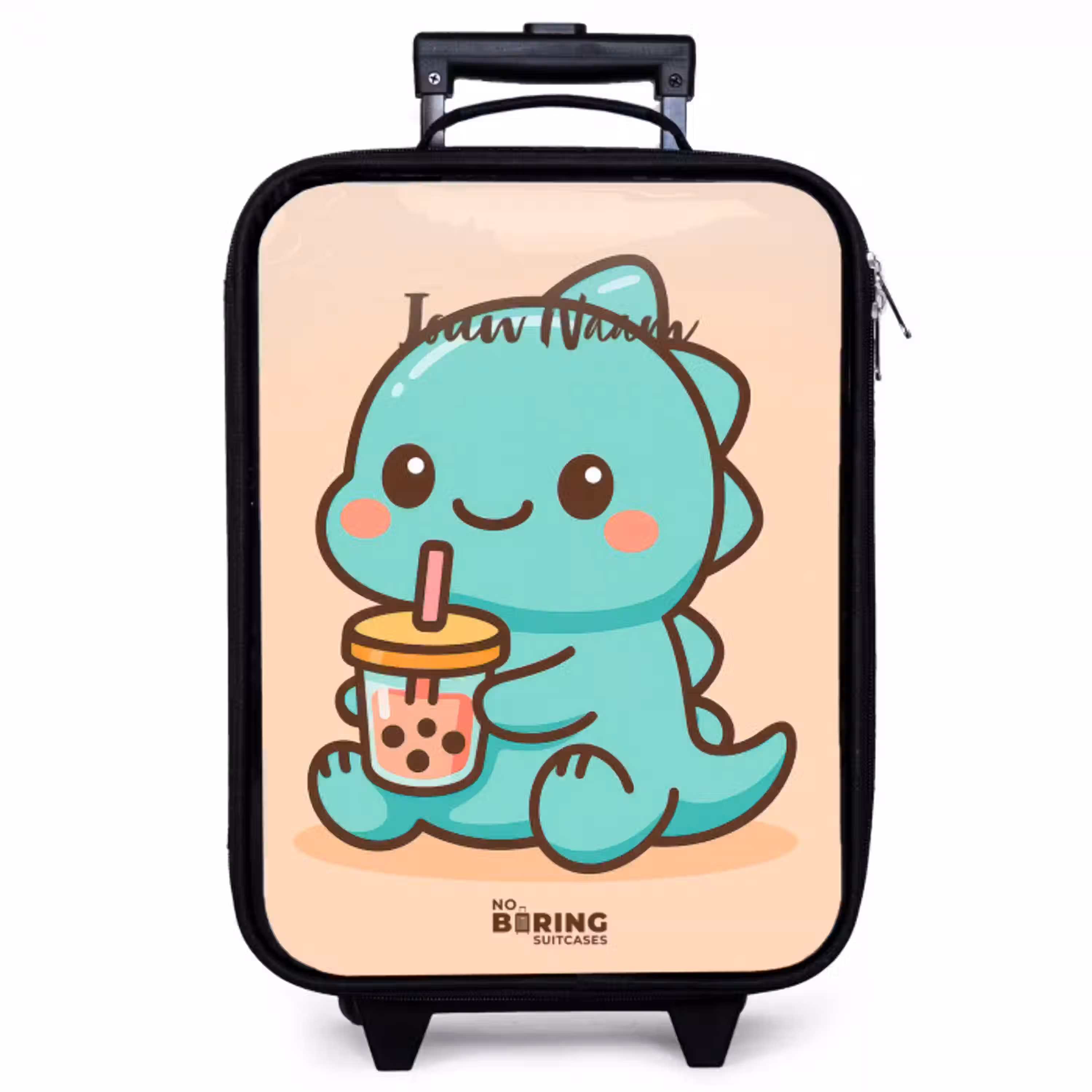 Kawai - Dino - Bubbletea Kinderkoffer - Zwart klein -zzz_website3d