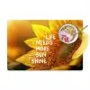 Zonnebloem - Close up - Geel - Quote Placemat vinyl groot -zzzproduct_Kitchenyeah-website