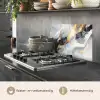 Kunst - Goud - Luxe - Abstract - Modern keuken achterwand spatscherm klein -usp_NL