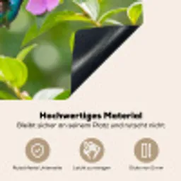 Kolibrie - Bloem - Natuur - Groen Inductie beschemer met haakjes klein -ky-onderkant-de