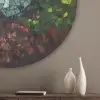 Boom - Seizoenen - Mozaïek - Bergen Akoestische PET Vilt - Rond klein -sfeer5_closeup