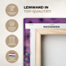 Pauw - Koksmuts - Cool - Paars KitchenYeah - Keuken - Canvas klein -ycloseup
