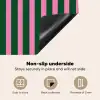 Verticale strepen - Groen - Roze Inductie beschermer vinyl 3mm middel 274 -vsfeer4_ENG