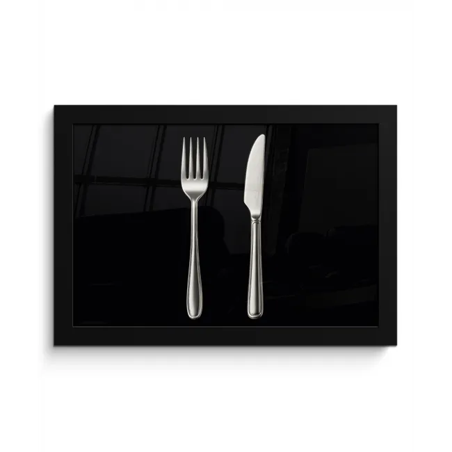 Bestek - Klassiek - Elegant fotolijst zwart zonder passe partout klein -3d