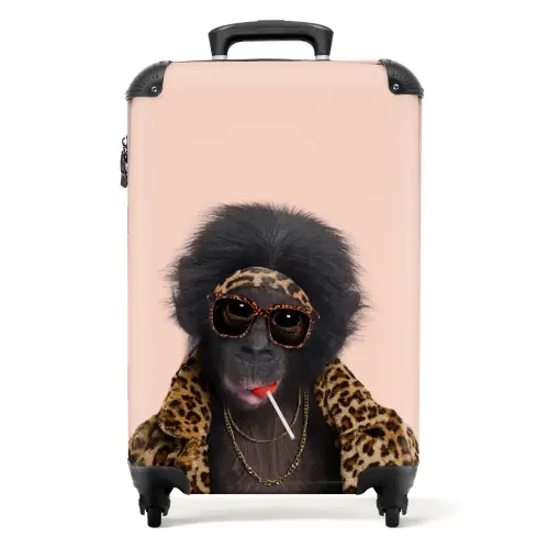 Aap met Loly Koffer - NBS - Handbagage middel -productfoto_recht