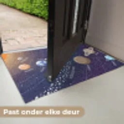 Planetenstelsel - Ruimte - Illustratie Deurmat klein -USP_NL