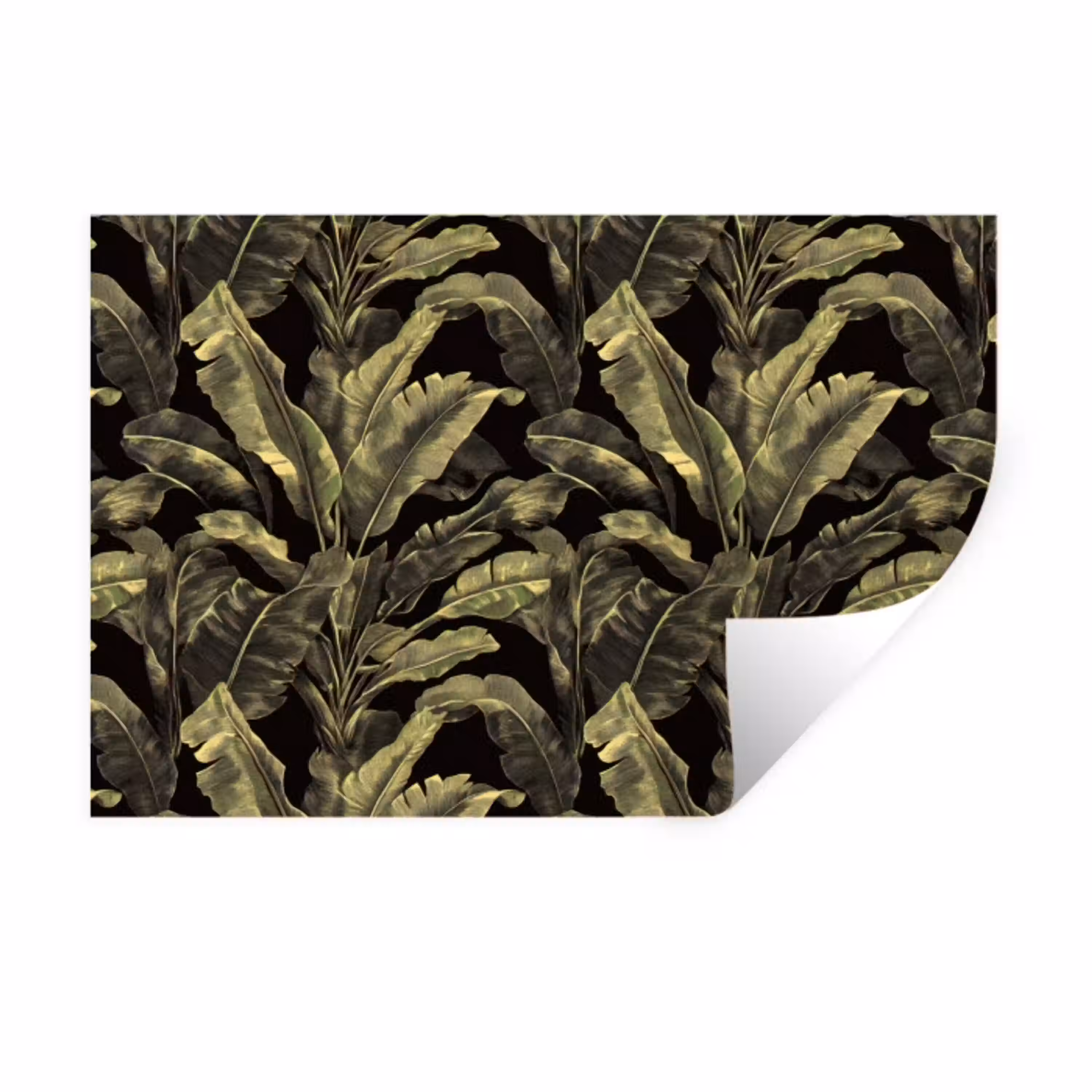 Botanisch - Bladeren - Groen Muursticker klein 286 -3d