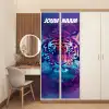 Neon tijgerkop met felle kleuren en de tekst “Deze kamer is van: jouw naam”. deurposter klein -sfeer3