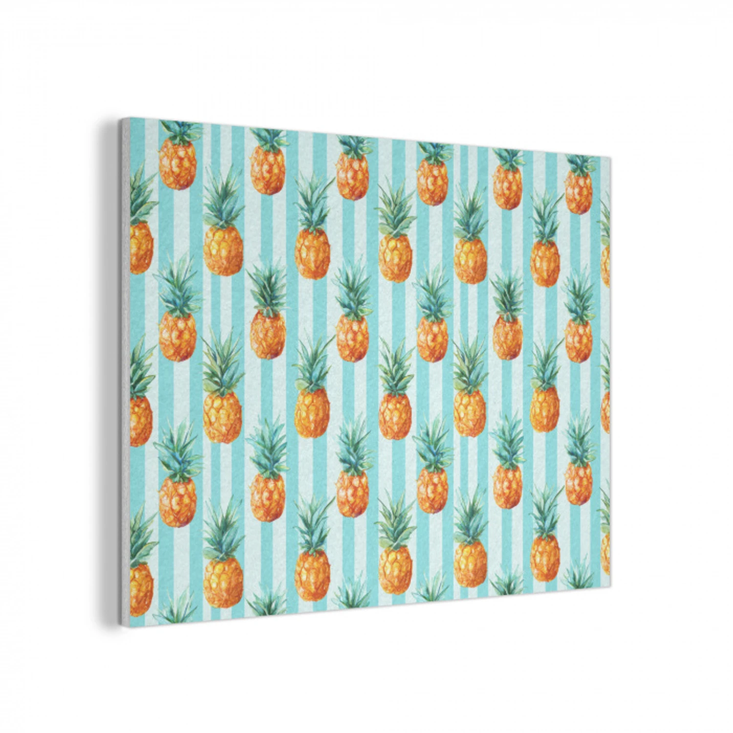 Ananas - Strepen - Groen PET vilt klein 837 -3d