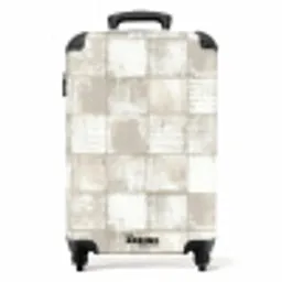 Tegel - Patroon - Verweerd NBS - Handbagage koffer - Volwassenen Unisex middel -productfoto_recht