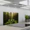 Bomen - Bos - Mos - Planten - Zon - Natuur keuken achterwand spatscherm klein -3d_schuin