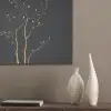 Takken - Blaadjes - Zwart PET vilt klein -sfeer6_closeup