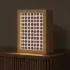 Stippen - Patroon - Bruin Light Box met kabel (Tafellamp) klein 925 -z3d_website