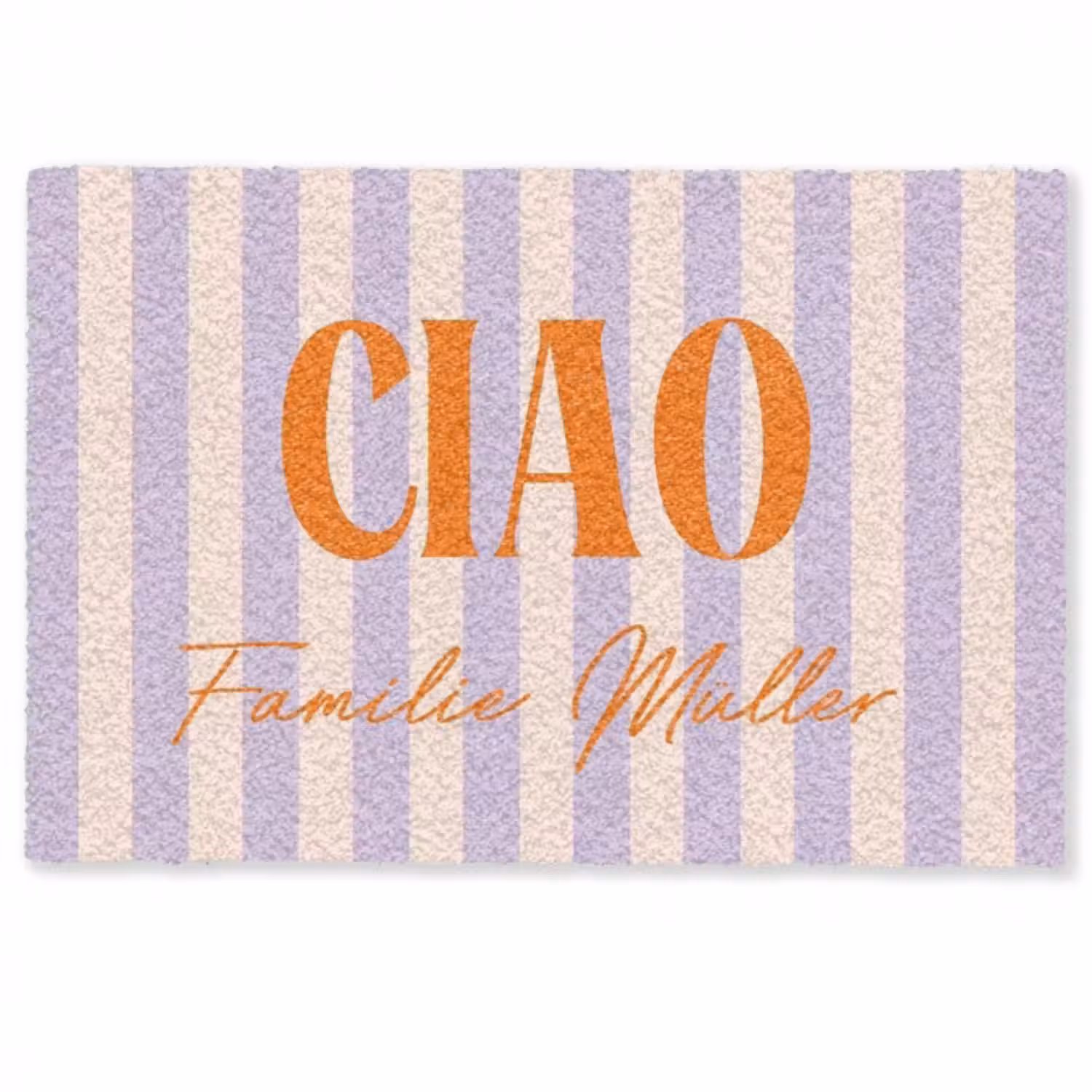 Personalisierbare fußmatte - Ciao