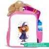 Sterrenmagie met krullen Kinderrugzak - Roze middel -inhoud_NL