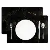 Zwart marmer - Gouden aders - Klassiek Placemat vinyl groot -zzsfeer2_Kitchenyeah-website
