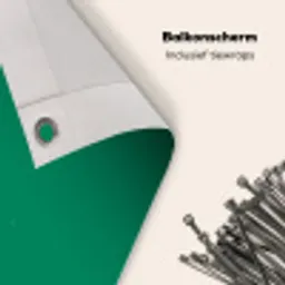 Groen - Bos - Kleuren Balkonbeschermer Duitsland klein 596 -closeup_NL
