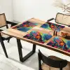 Koraal - Schildpad - Abstract - Water Placemat vinyl groot -zzsfeer4_Kitchenyeah-website