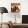 Schotse hooglander - Zon - Horizon - Koe - Dieren plexiglas 5mm klein -sfeer6