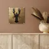 Kreeft - Zwart - Goud - Luxe plexiglas 5mm klein -sfeer5