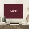 Nice - Bordeaux - Roze PET vilt klein -sfeer1