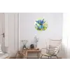 Lavendelbloemen - Quote - Gieter Wandcirkel aluminium klein -woonkamer