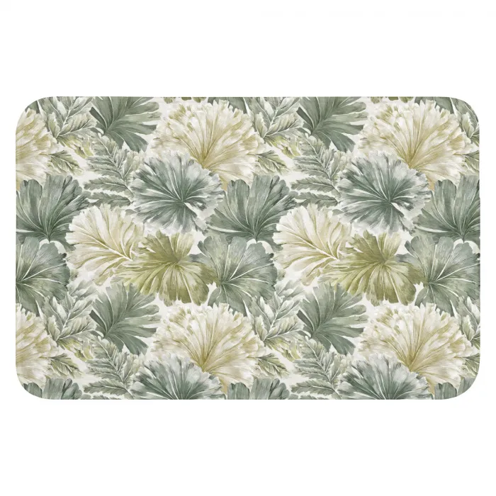 Bladeren - Botanisch - Groen Badmat klein 997 -3d