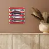 Sardines - Rood en beige strepen plexiglas 5mm klein -sfeer5