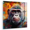 Aap - Gorilla - Graffiti - Dieren - Kleuren plexiglas 5mm klein -zzzproduct_nieuw