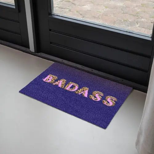 Badass - Panterpint - Schaduw - Roze Deurmat klein -sfeer2