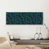 Blauw - Patroon - Retro canvas 2cm klein 828 -sfeer6