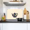 Theepot - Kleurrijk - Bloemen Inductie beschemer met haakjes klein -sfeer2