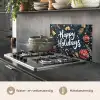 Feestelijk - Kerstgroet - Kleurrijk keuken achterwand spatscherm klein -usp_NL
