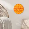 Verf - Oranje - Geel Wandcirkel plexiglas klein 852 -sfeer5