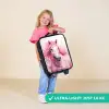 Paard in roze pastel tinten Kinderkoffer - Zwart klein -sfeer2_UK