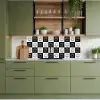 Patronen - Schaakbord - Zwart Wit keuken achterwand 2 middel 871 -sfeer3