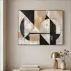 Abstract - Modern - Geometrisch - Pastel Textielframe - compleet frame klein -sfeer2