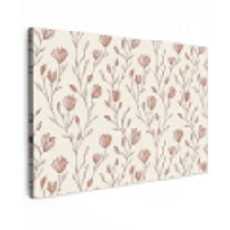 Patroon - Klassiek - Roze canvas 2cm klein 34 -z3d