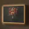 Bloemen - Takken - Boeket Light Box met batterij (Wandlamp) middel -z3d_website