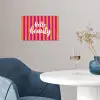 Modern - Hello - Oranje poster papier klein -sfeer3