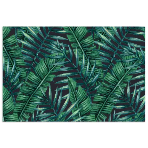 Bladeren - Tropical - Jungle poster papier klein -3d