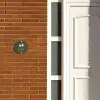 Donkergroen - Modern Naambord Rond klein -sfeer3-rond-XS