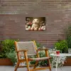 Konijn - Paaseieren - Stilleven Tuinposter op houten frame 2 cm dik klein -sfeer3