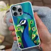 Pauw - Cirkels - Blauw Hoesje iPhone 16 Pro Max met koord klein -sfeer3