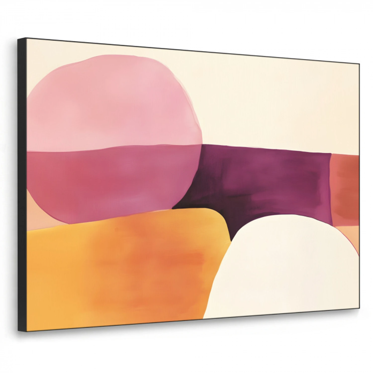 Vormen - Abstract - Kleurrijk Textielframe - compleet frame klein -3d