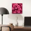 Rozen - Pink - Bloem aluminium wit klein -sfeer5